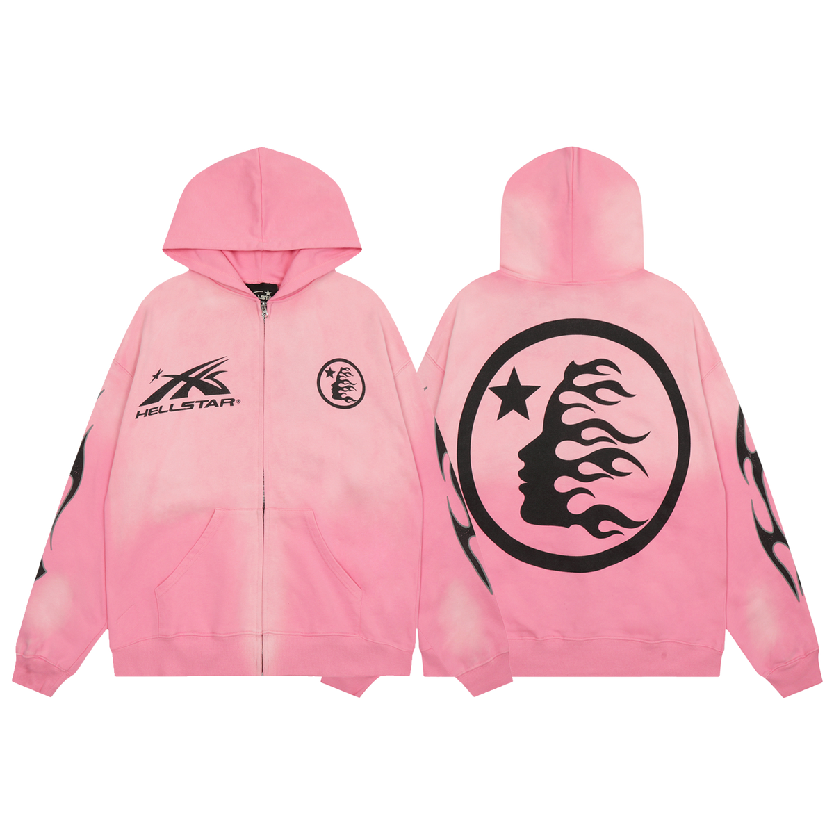 Moletom Hellstar Zip-Up Hoodie
